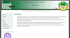 Desktop Screenshot of kvasnyprumysl.cz